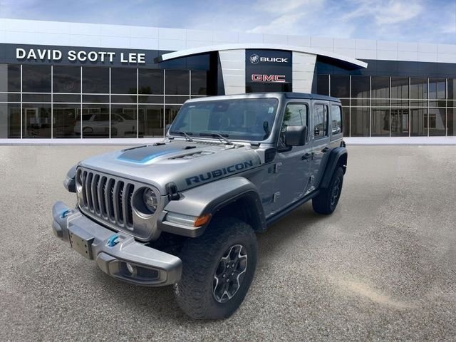Used 2021 Jeep Wrangler Unlimited Rubicon 4XE with VIN 1C4JJXR6XMW742667 for sale in Andalusia, AL
