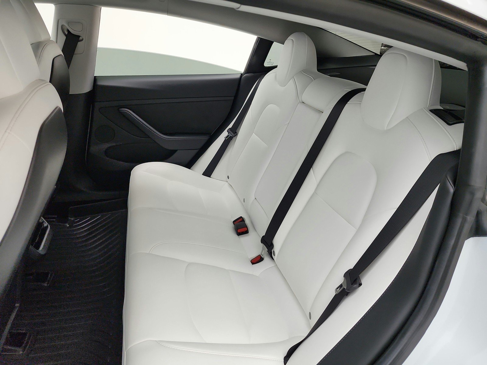 Used 2021 Pearl White Multi-Coat Tesla Standard Range Plus RWD image 14