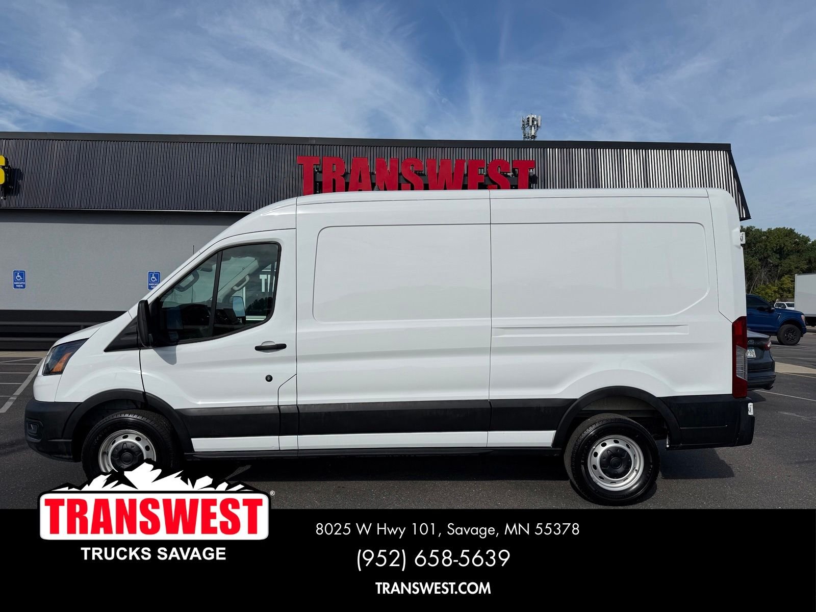 Used 2025 Ford Transit Van Base with VIN 1FTBR1C83SKB03183 for sale in Minneapolis, Minnesota
