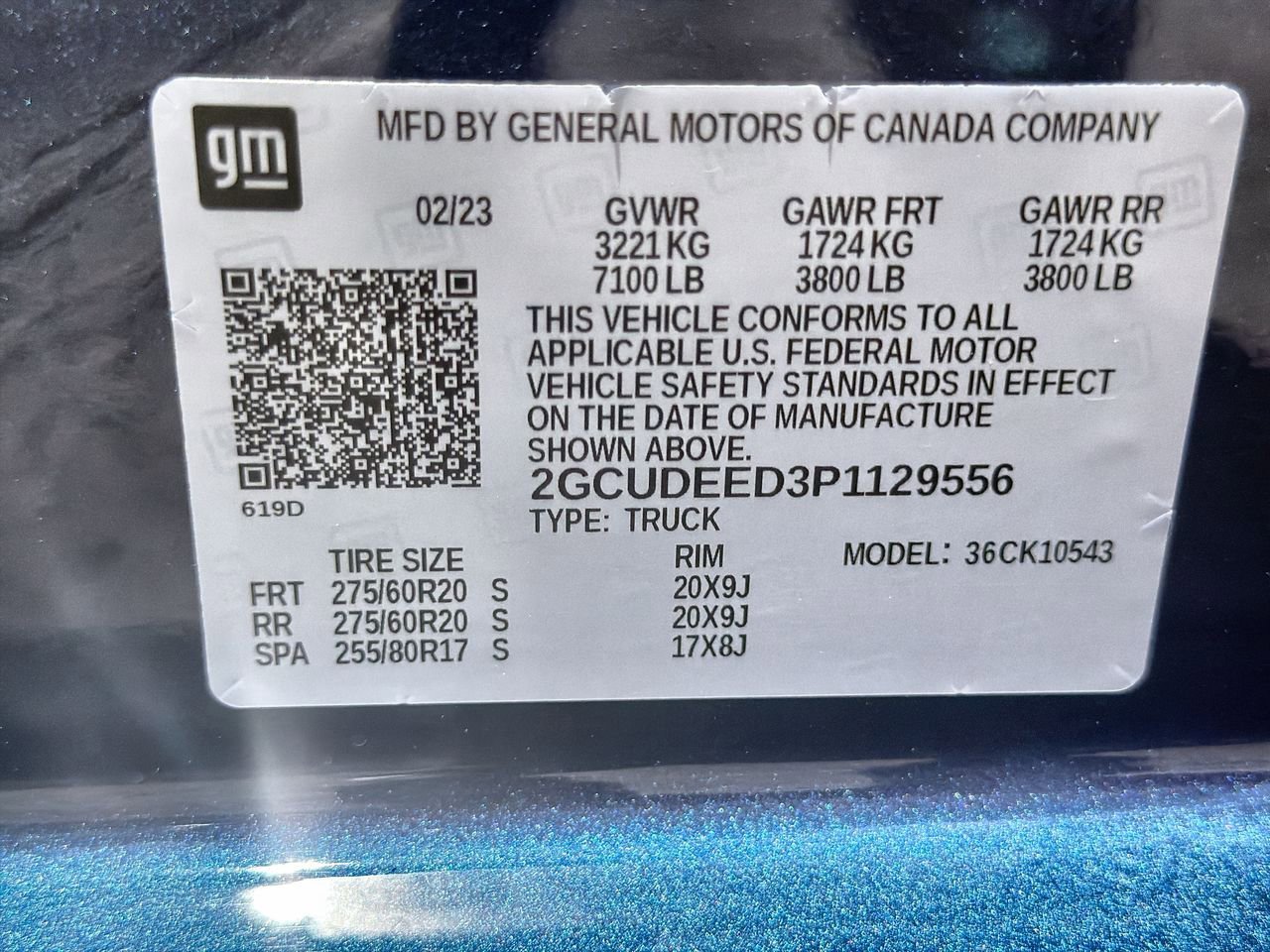Used 2023 Northsky Blue Metallic Chevrolet RST image 29