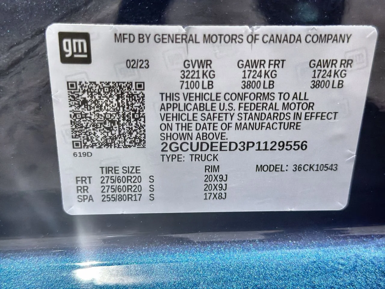 Used 2023 Northsky Blue Metallic Chevrolet RST image 29