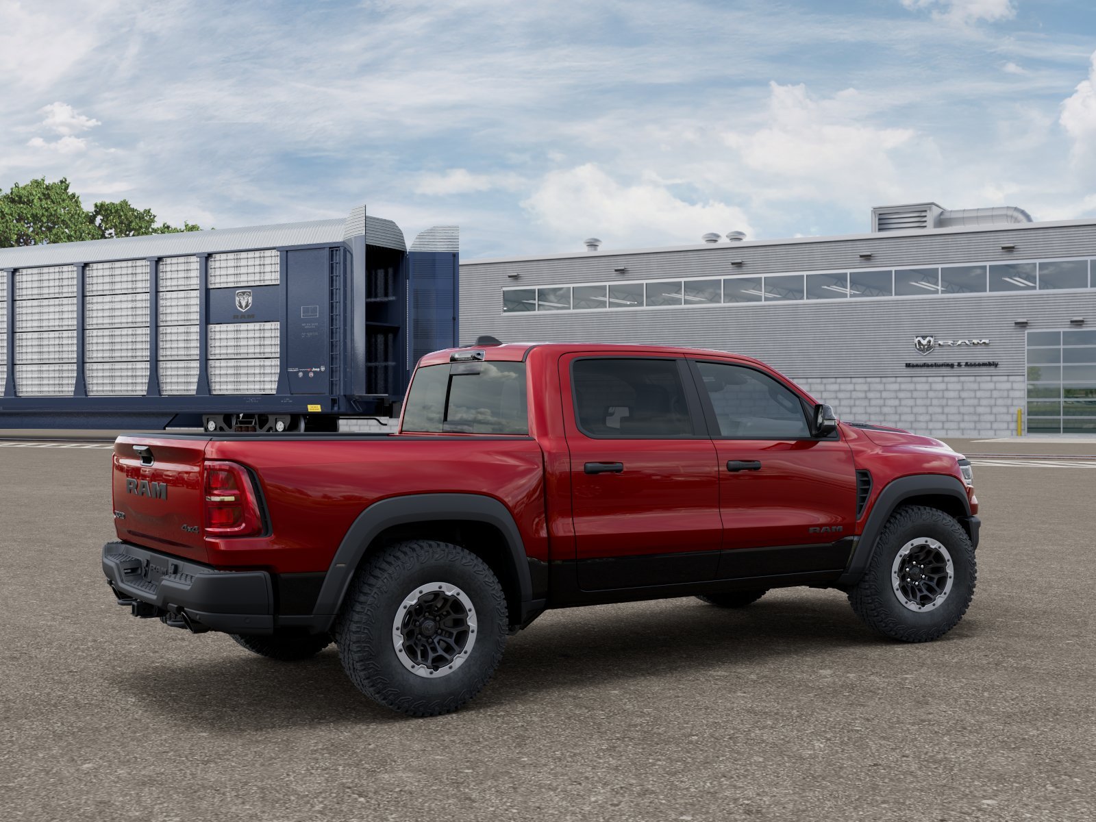New 2026 Molten Red Pearl-Coat Exterior Paint RAM RHO image 2