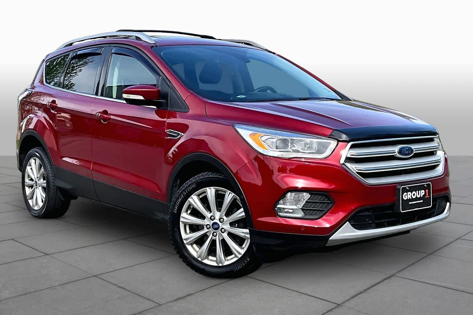 Used 2018 Ruby Red Metallic Tinted Clearcoat Ford Titanium image 3