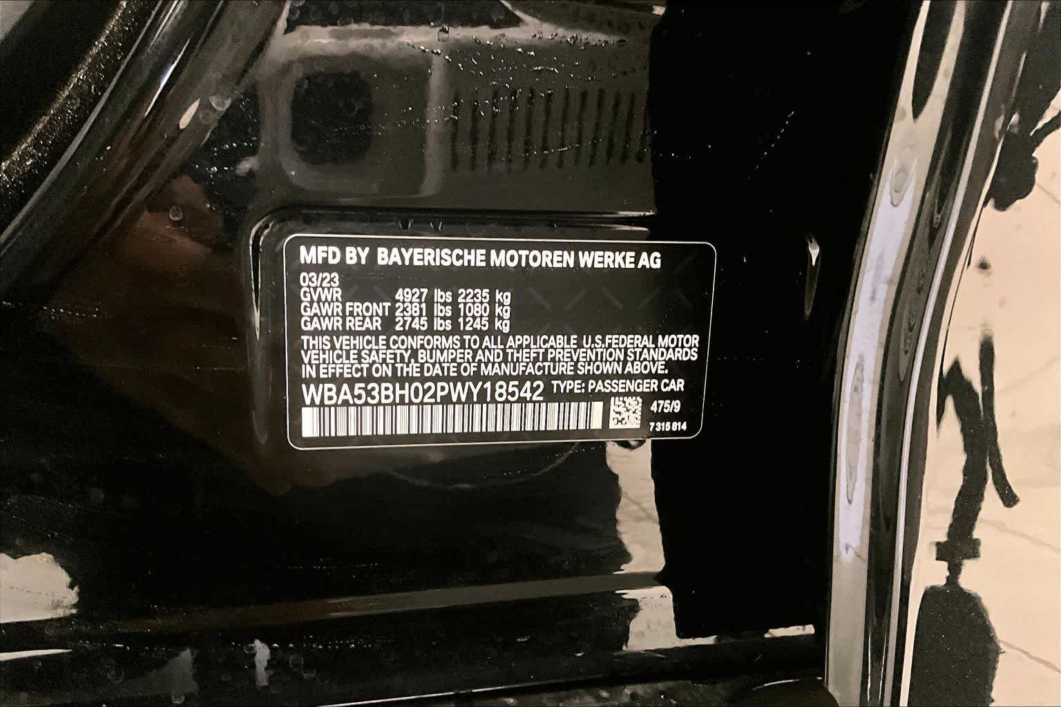 Used 2023 Black Sapphire Metallic BMW 530i image 30