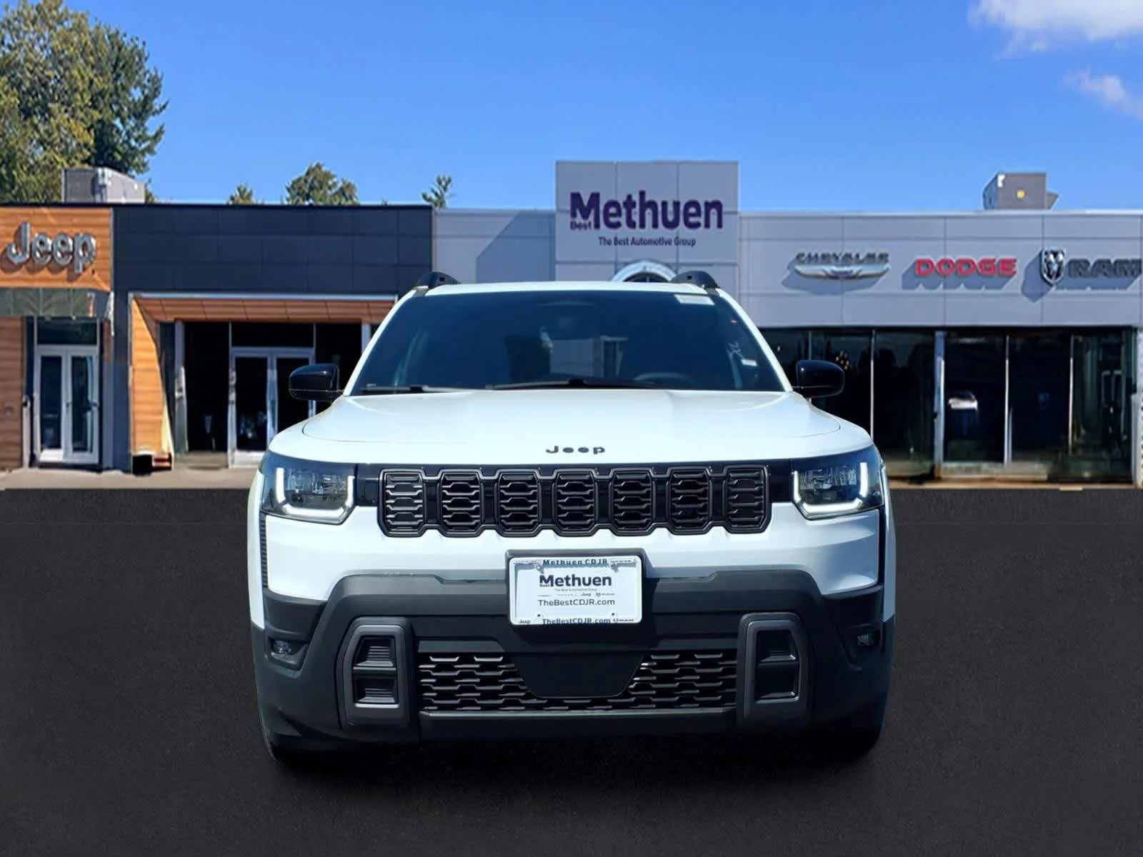 New 2026 Bright White Clearcoat Jeep Laredo image 2