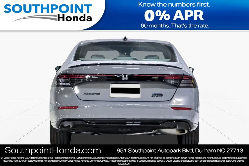 New 2026 Urban Gray Pearl Honda Sport-L image 5