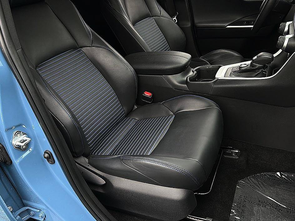 Used 2023 Cavalry Blue/Midnight Black Metallic Toyota Hybrid XSE image 24