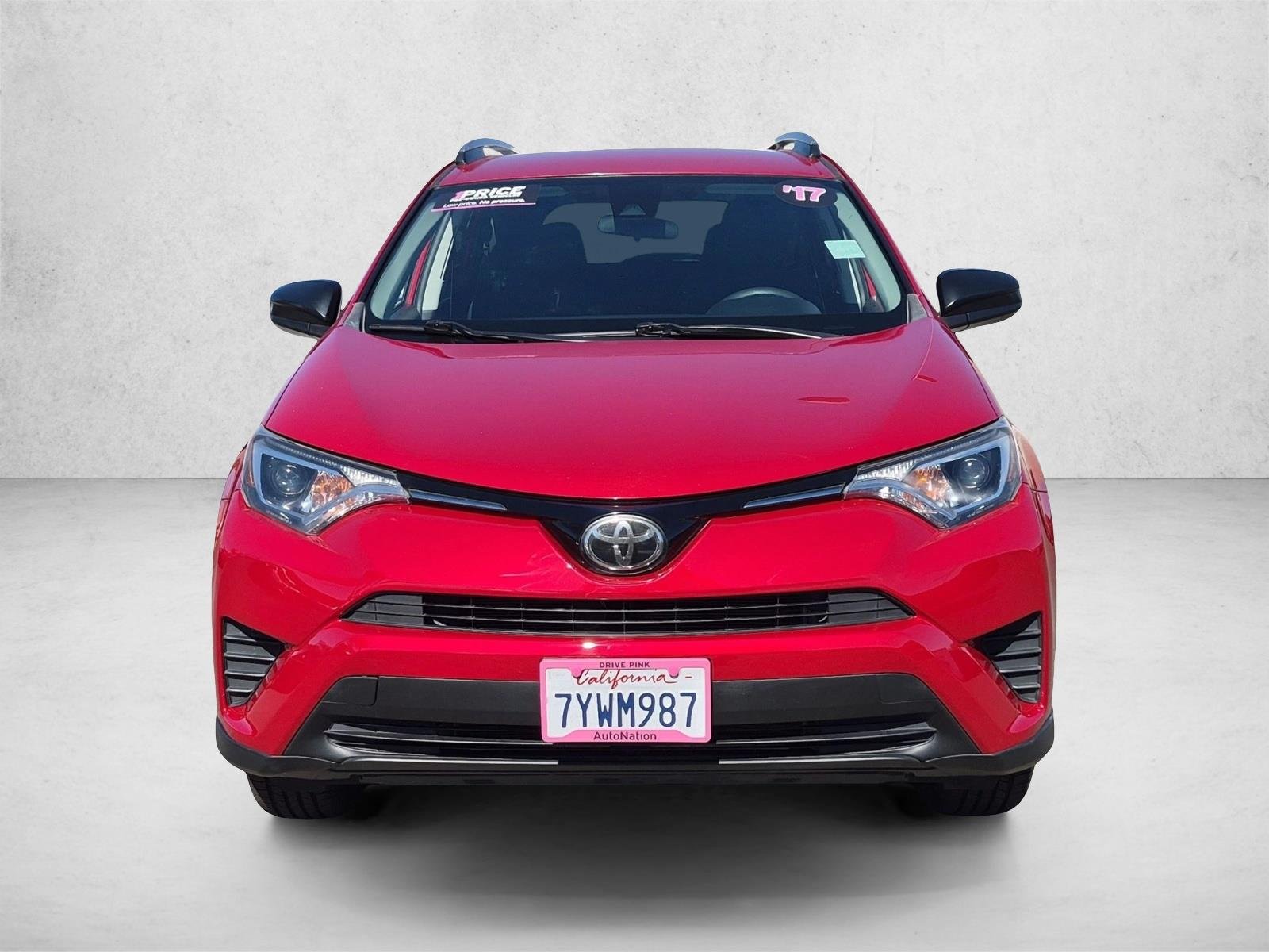 Used 2017 Barcelona Red Metallic Toyota LE image 2