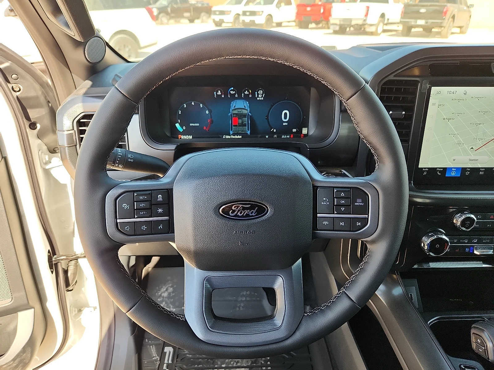 New 2026 Star White Metallic Tri-Coat Ford Lariat image 21