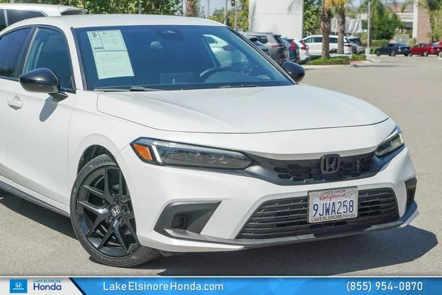Used 2024 Platinum White Pearl Honda Sport image 2