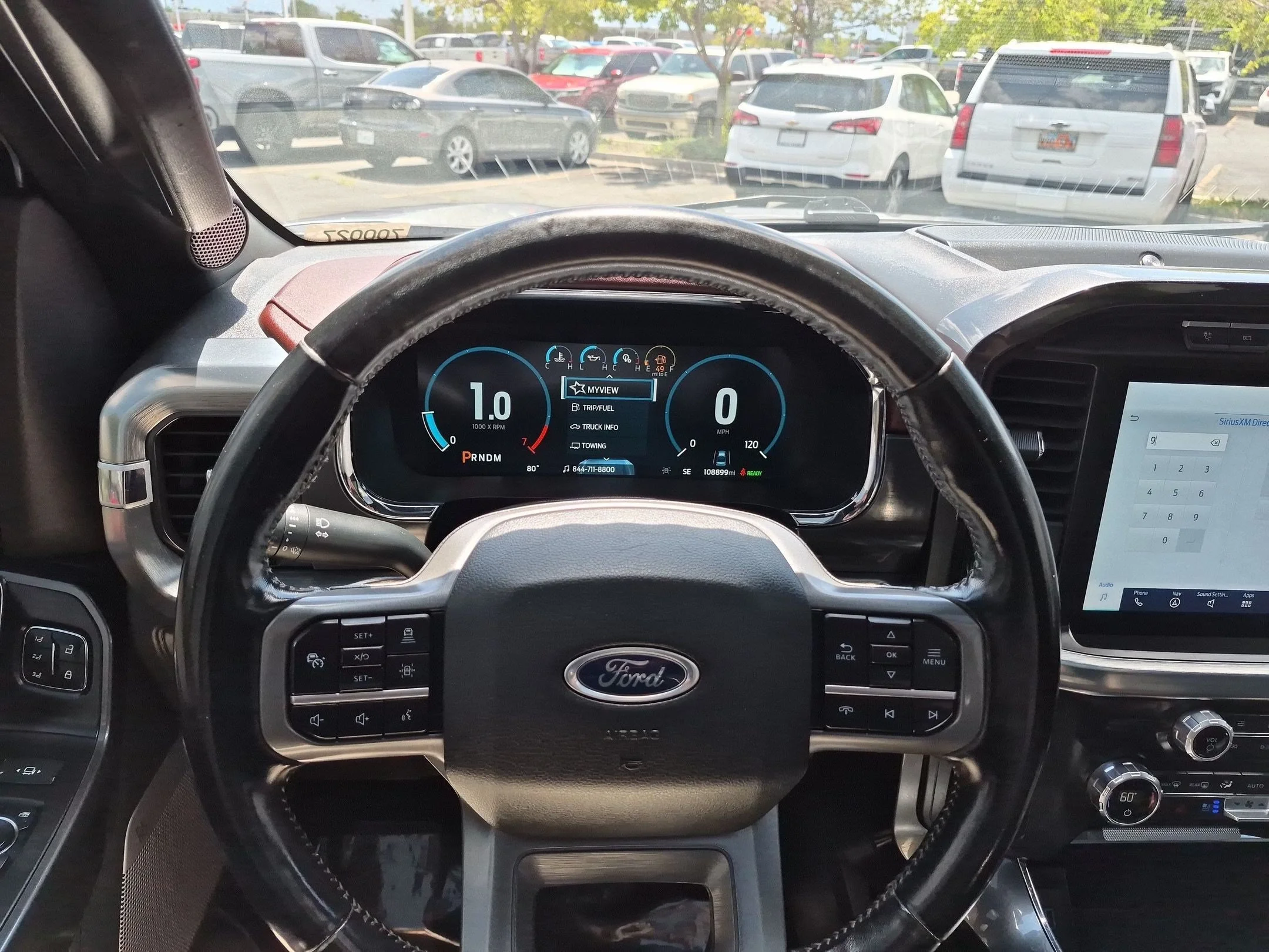 Used 2021 Silver Metallic Ford LARIAT image 16