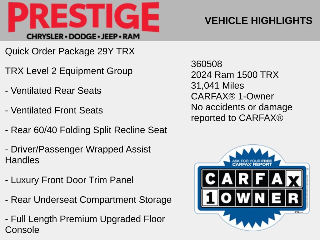 Used 2024 Red Ram TRX image 2
