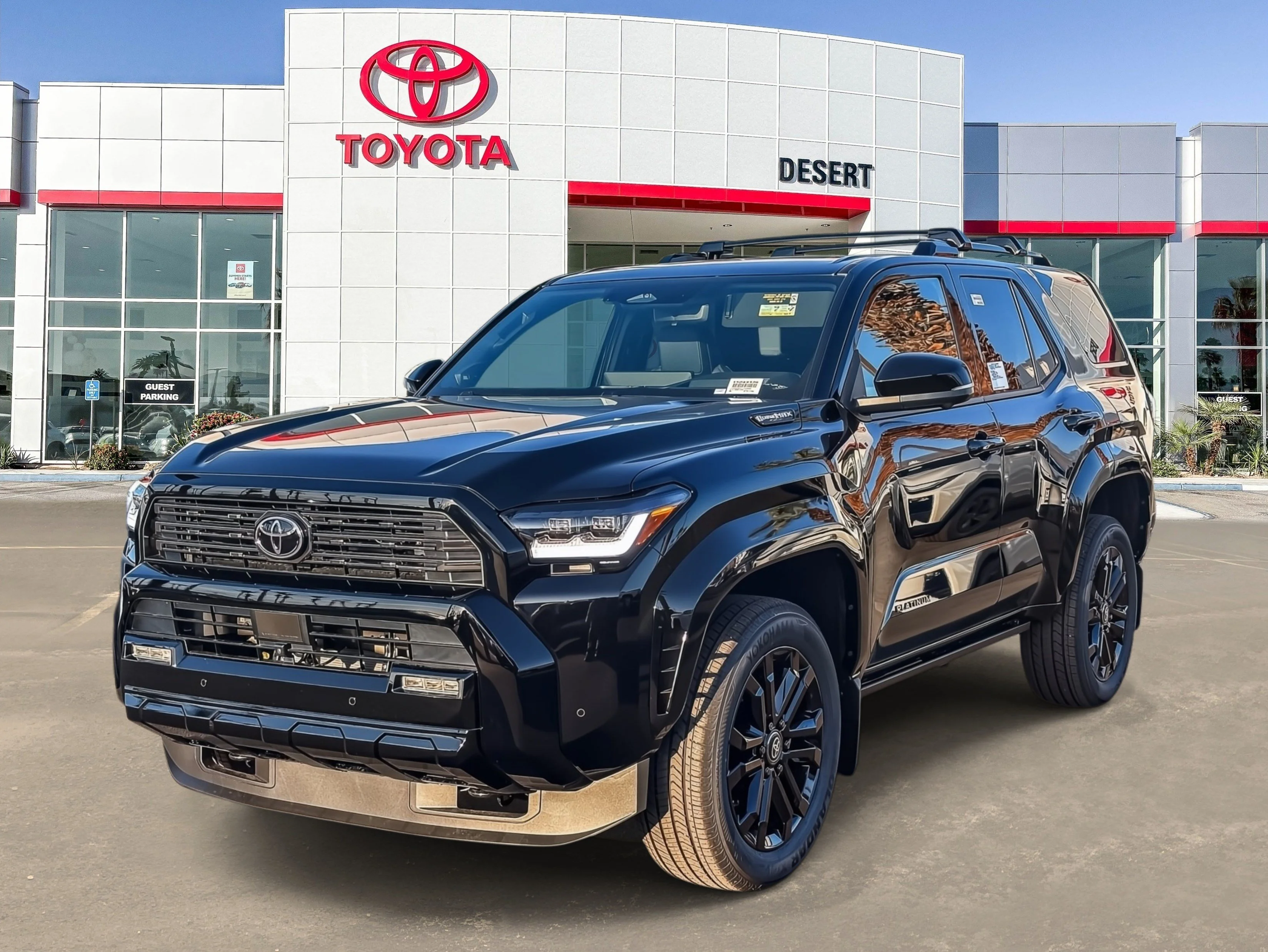 New 2026 Black Toyota Hybrid Platinum image 3
