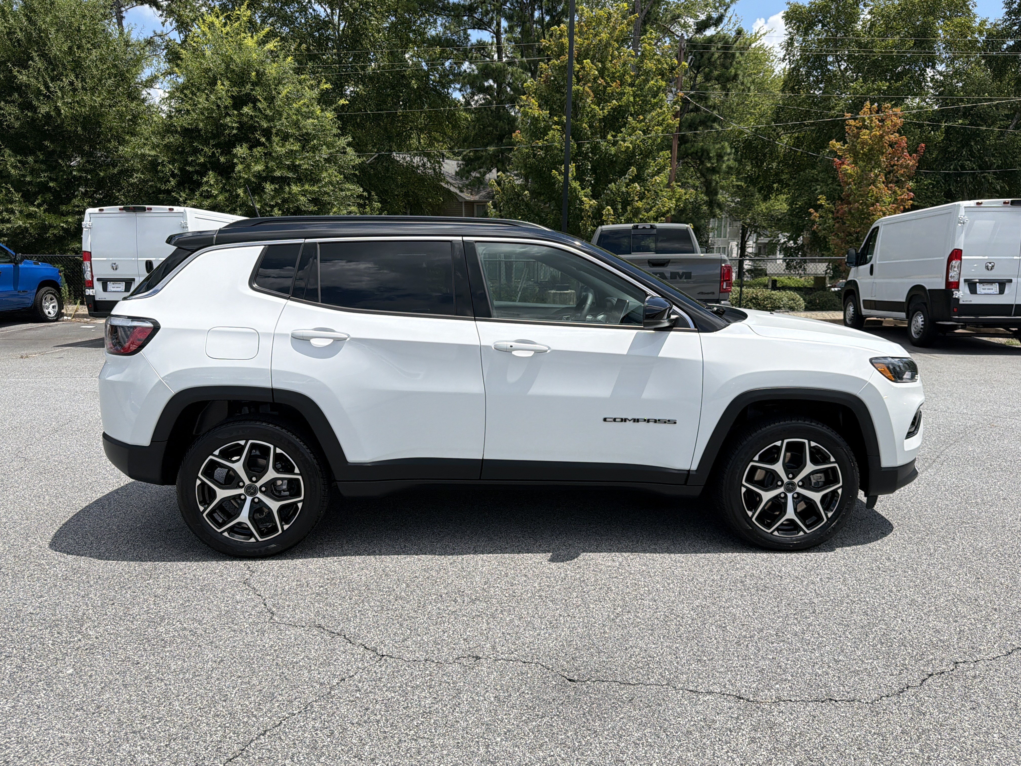 Used 2025 Bright White Clearcoat Jeep Limited image 9