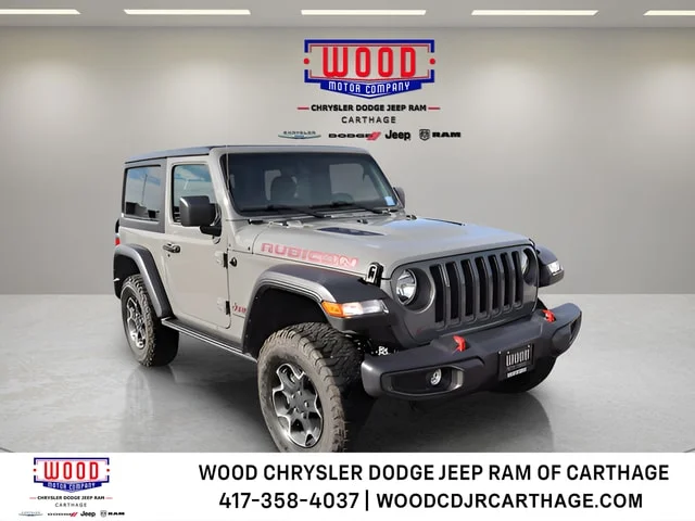 Used 2023 Sting-Gray Clearcoat Jeep Rubicon image 1