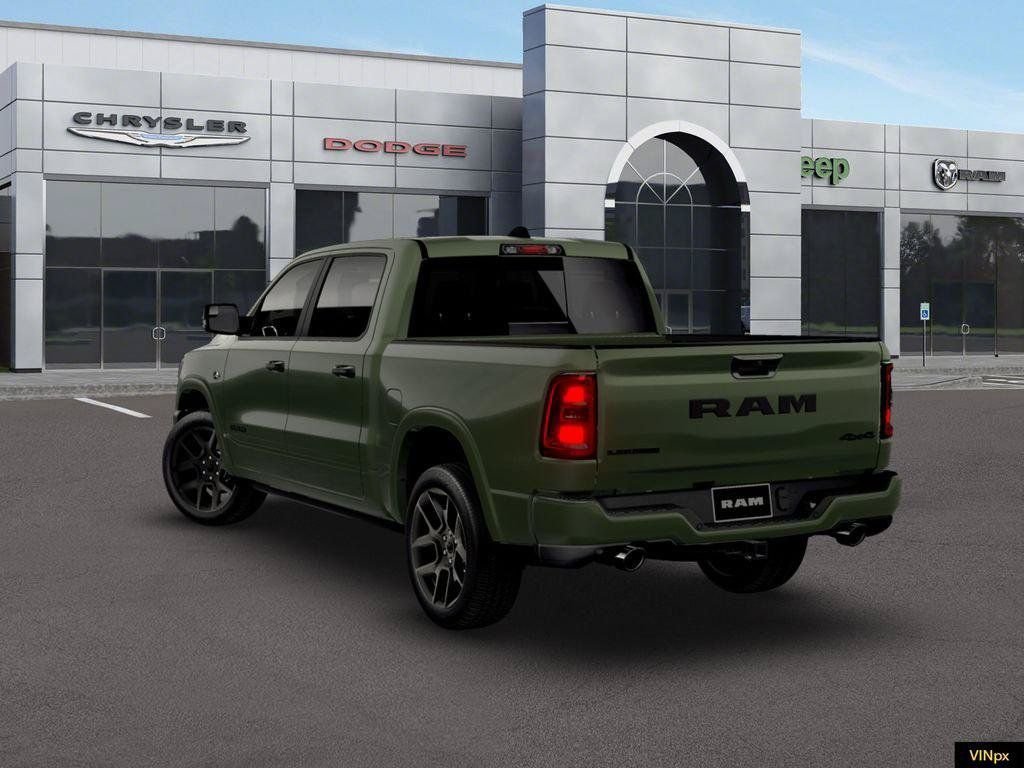 New 2026 Serrano-Green Metallic Exterior Paint RAM Laramie image 5