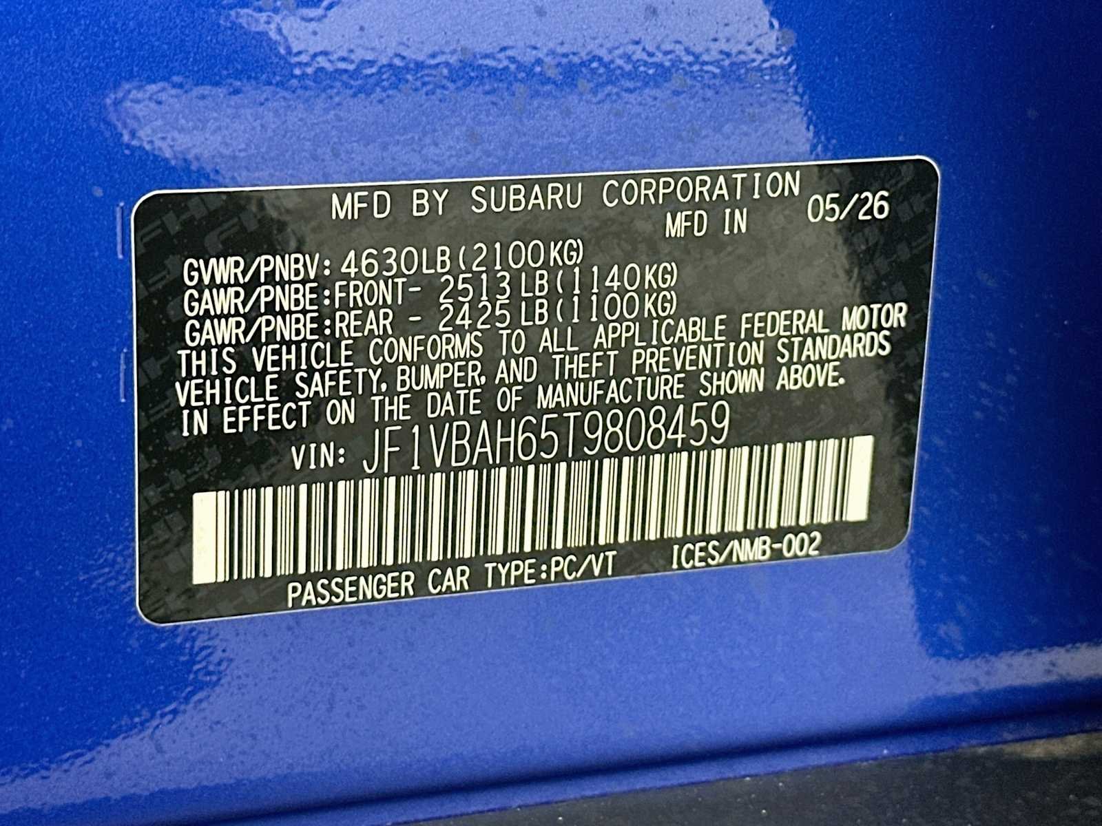 New 2026 WR BLUE PEARL Subaru Premium image 28
