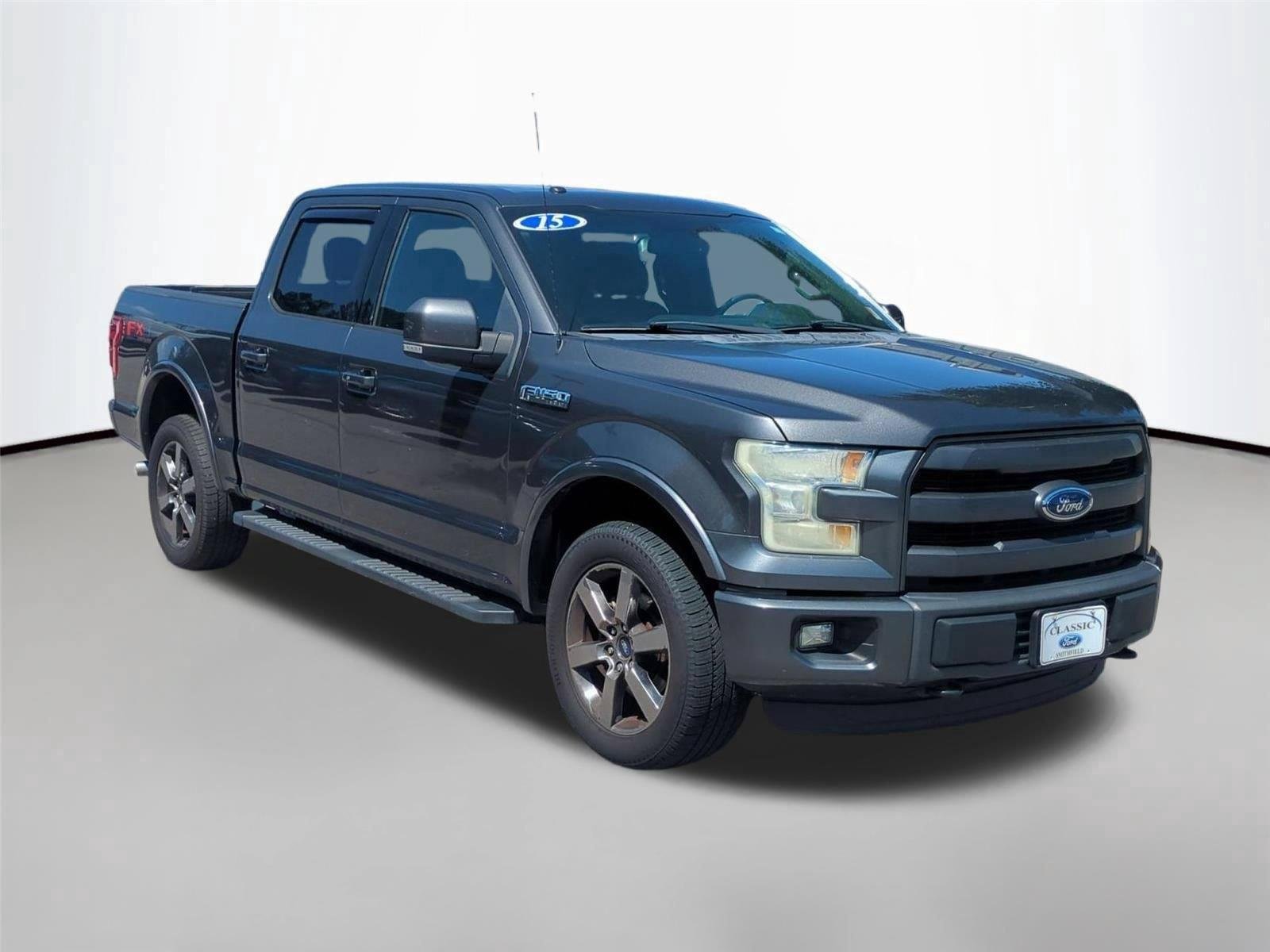 Used 2015 Magnetic Metallic Ford Lariat image 7