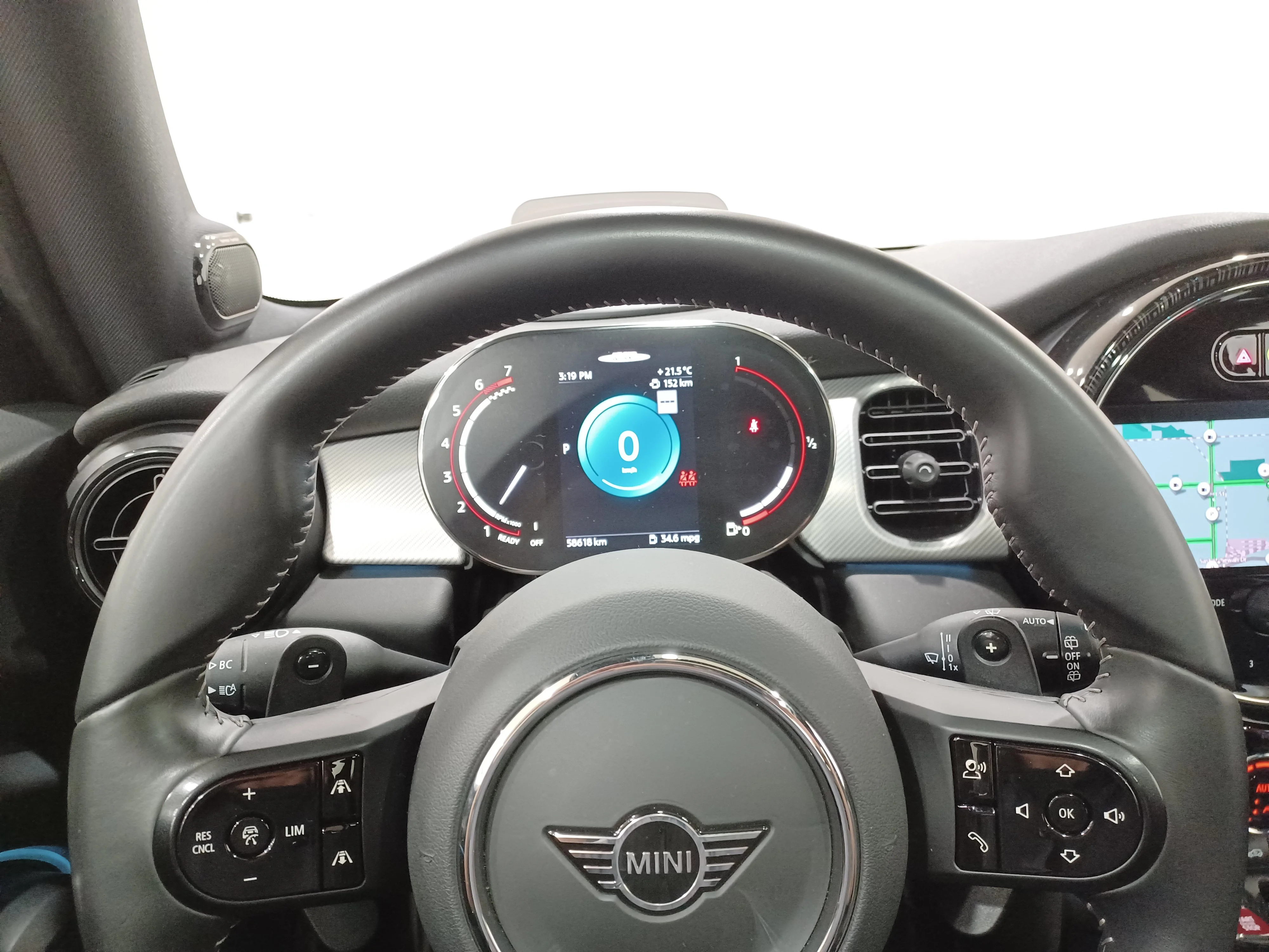 Certified Used 2023 Moonwalk Grey Semi-Metallic MINI John Cooper Works*Adaptive Cruise | Nav | HUD | Htd Alcantara Seats | Dual Sunroof | Harman/Kardon image 14