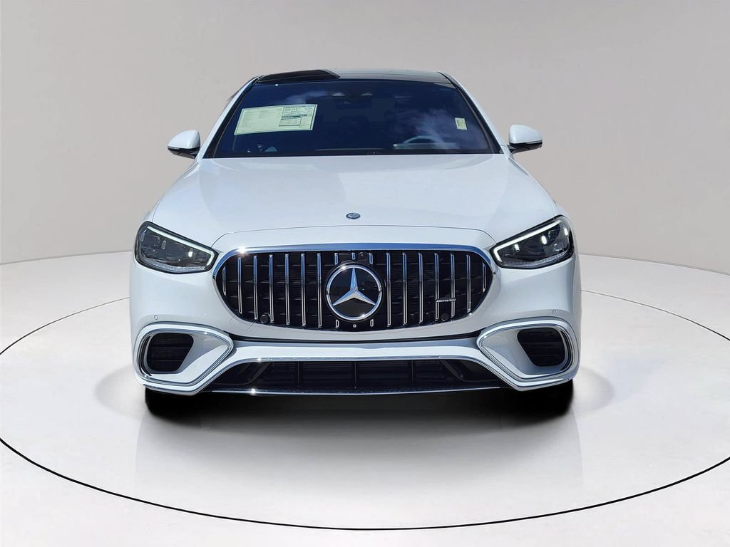 New 2026 MANUFAKTUR Moonlight White Metallic Mercedes-Benz AMG® S 63 E 4MATIC® Sedan image 2