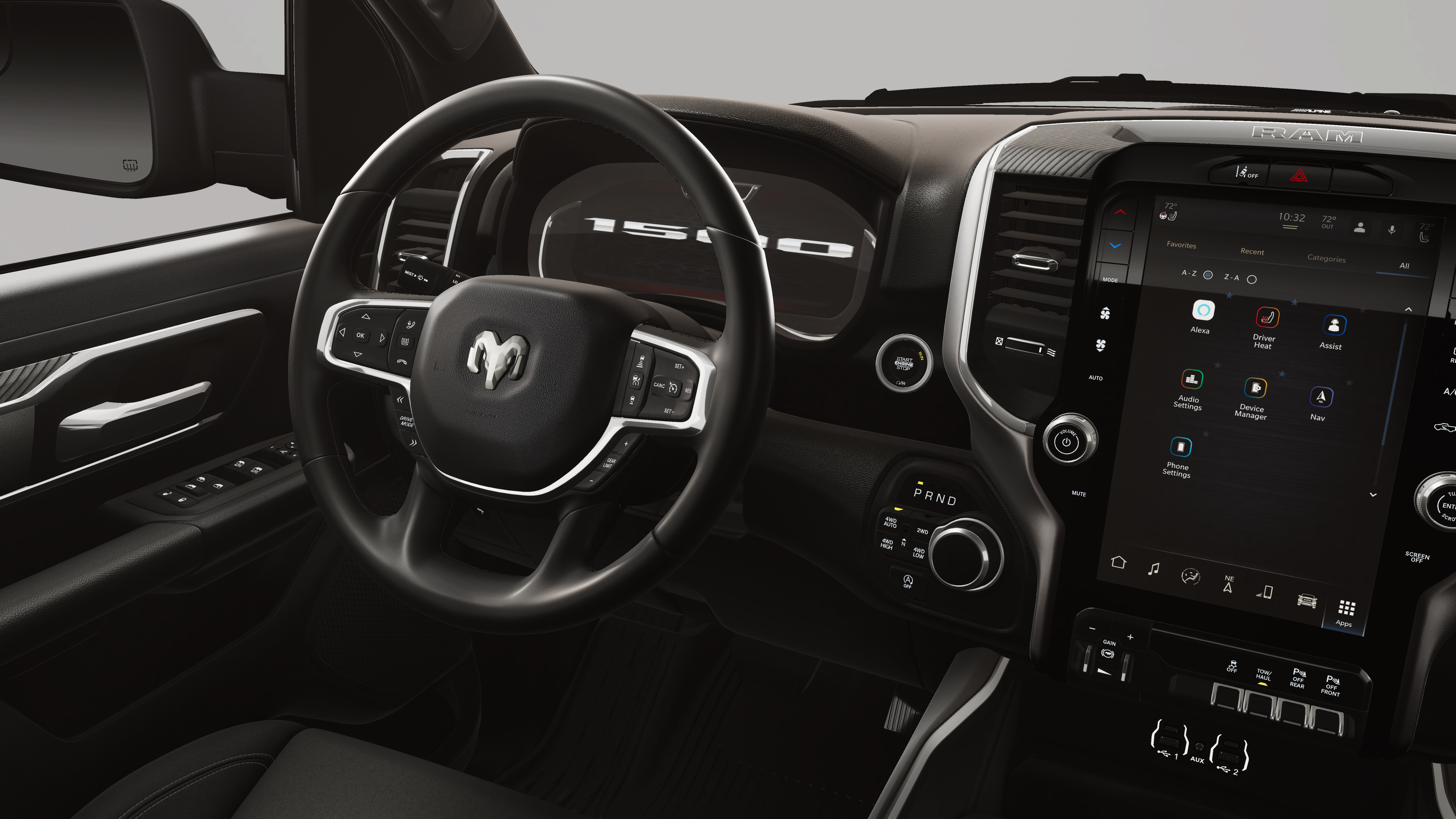 New 2026 Diamond Black Crystal Pearl-Coat Exterior Paint RAM Big Horn/Lone Star image 21