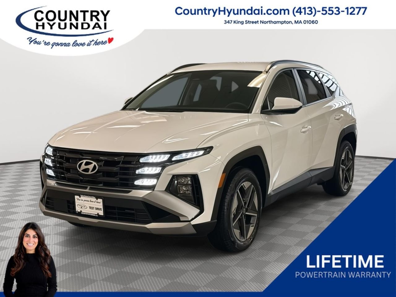 New 2025 Creamy White Pearl Hyundai SEL image 31