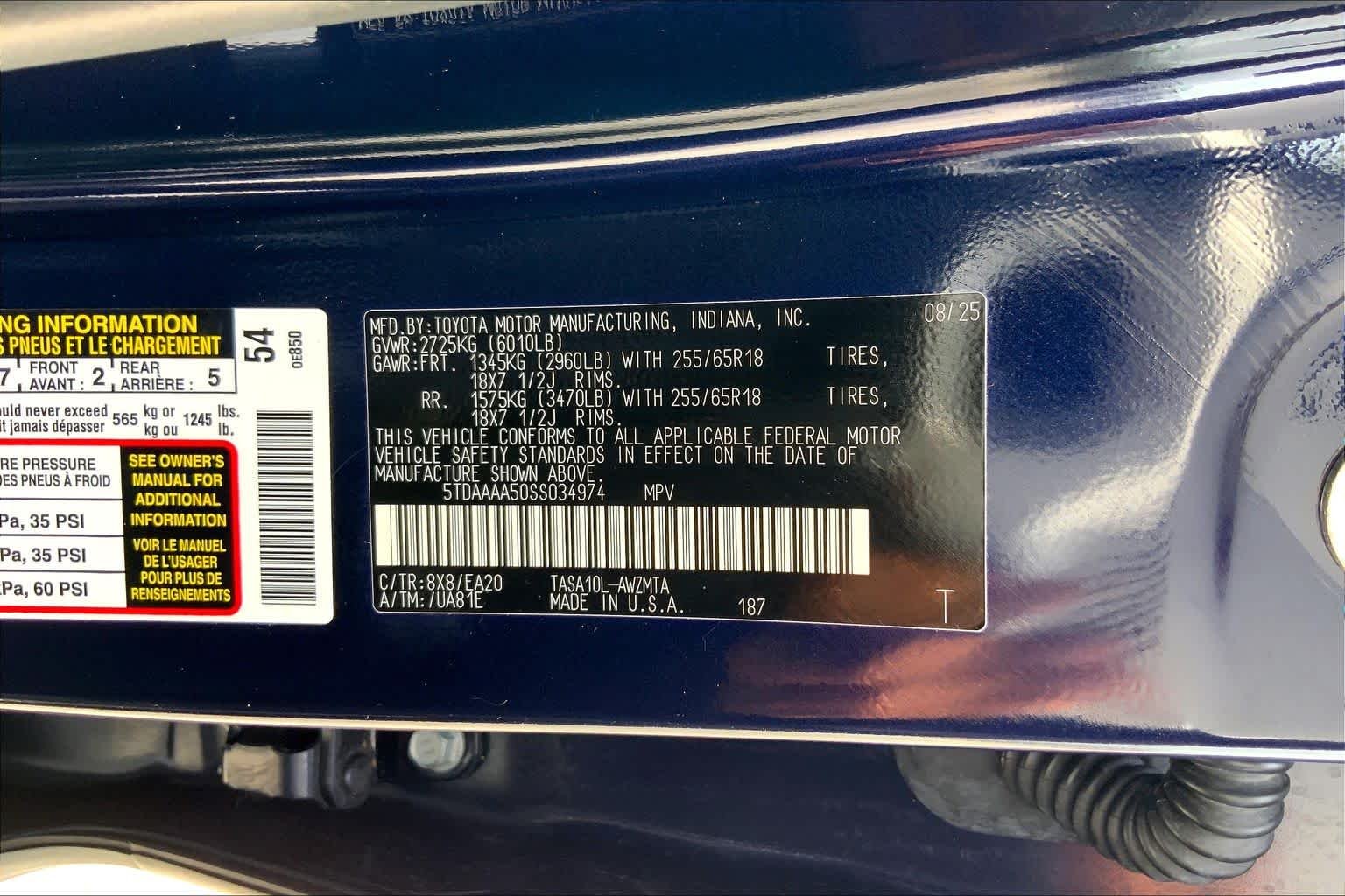 Used 2025 Blueprint Toyota XLE image 36