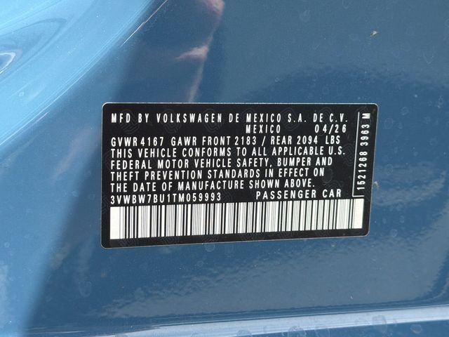 New 2026 Blue Volkswagen 1.5T Sport image 33
