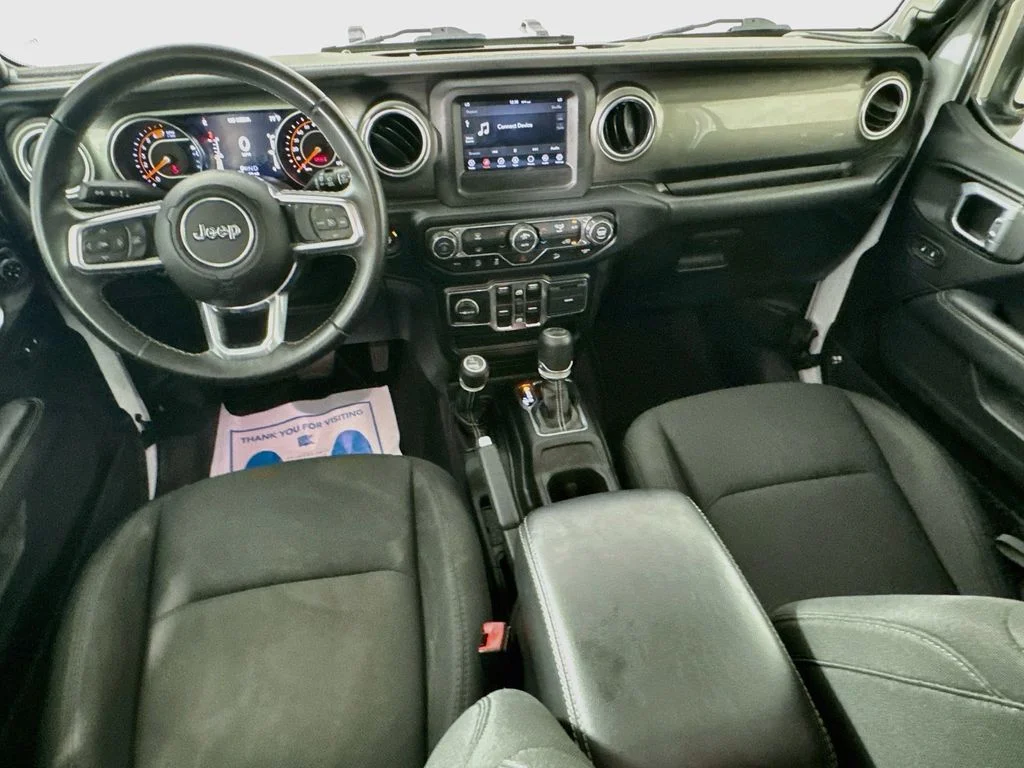 Used 2019 Bright White Clearcoat Jeep Unlimited Sahara image 26