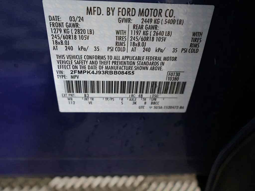 Used 2024 Blue Ford SEL image 43