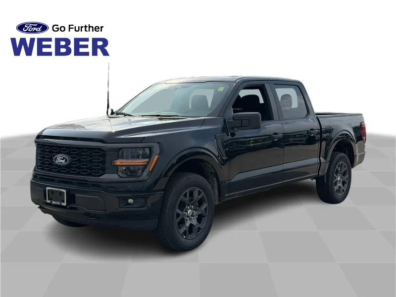 New 2026 Agate Black Metallic Ford STX 4WD SuperCrew 5.5