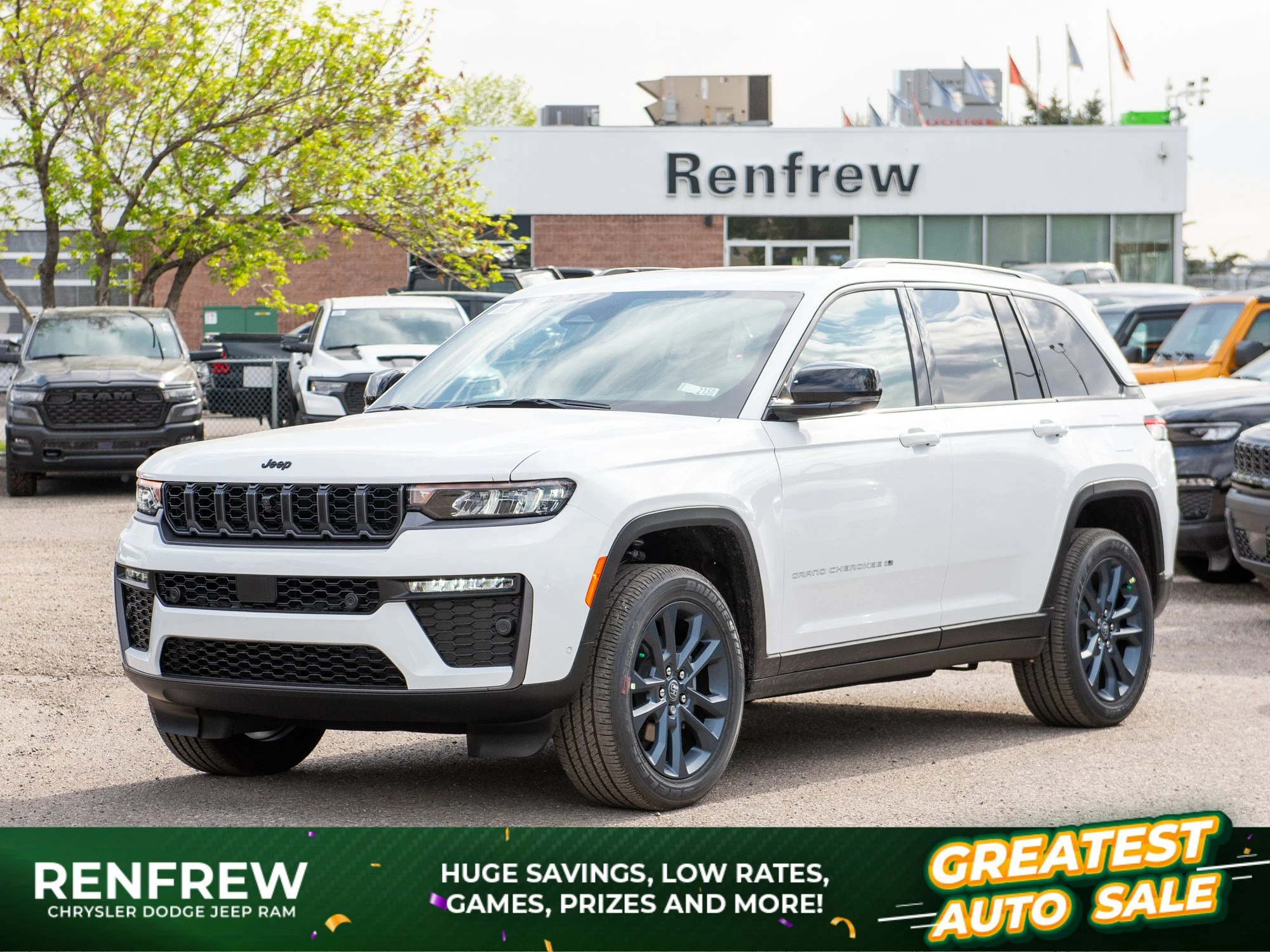 New 2026 White Jeep 85th Anniversary* 4x4, 2.0L Turbo, Pano Sunroof, Trailer Tow image 1