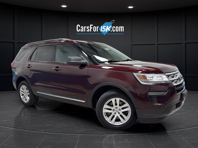 Used 2018 Burgundy Velvet Metallic Tinted Clearcoat Ford XLT image 1