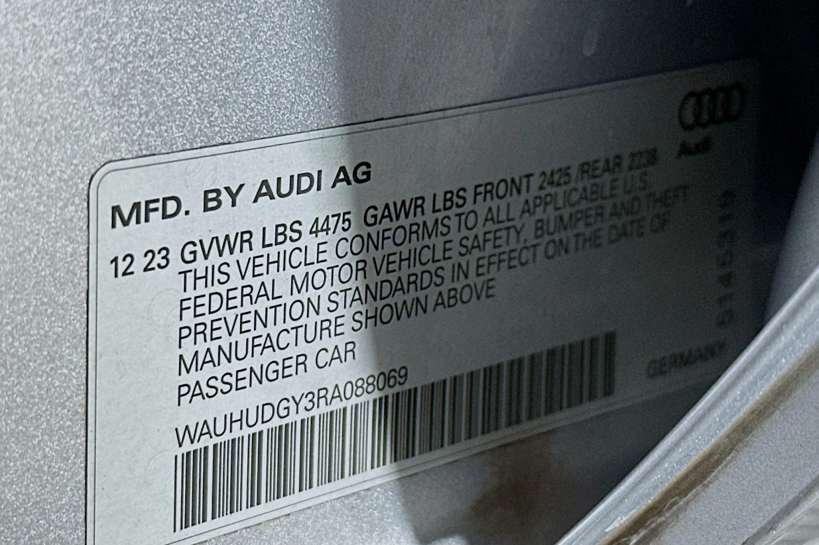 Used 2024 Florett Silver Metallic Audi Premium Plus image 24