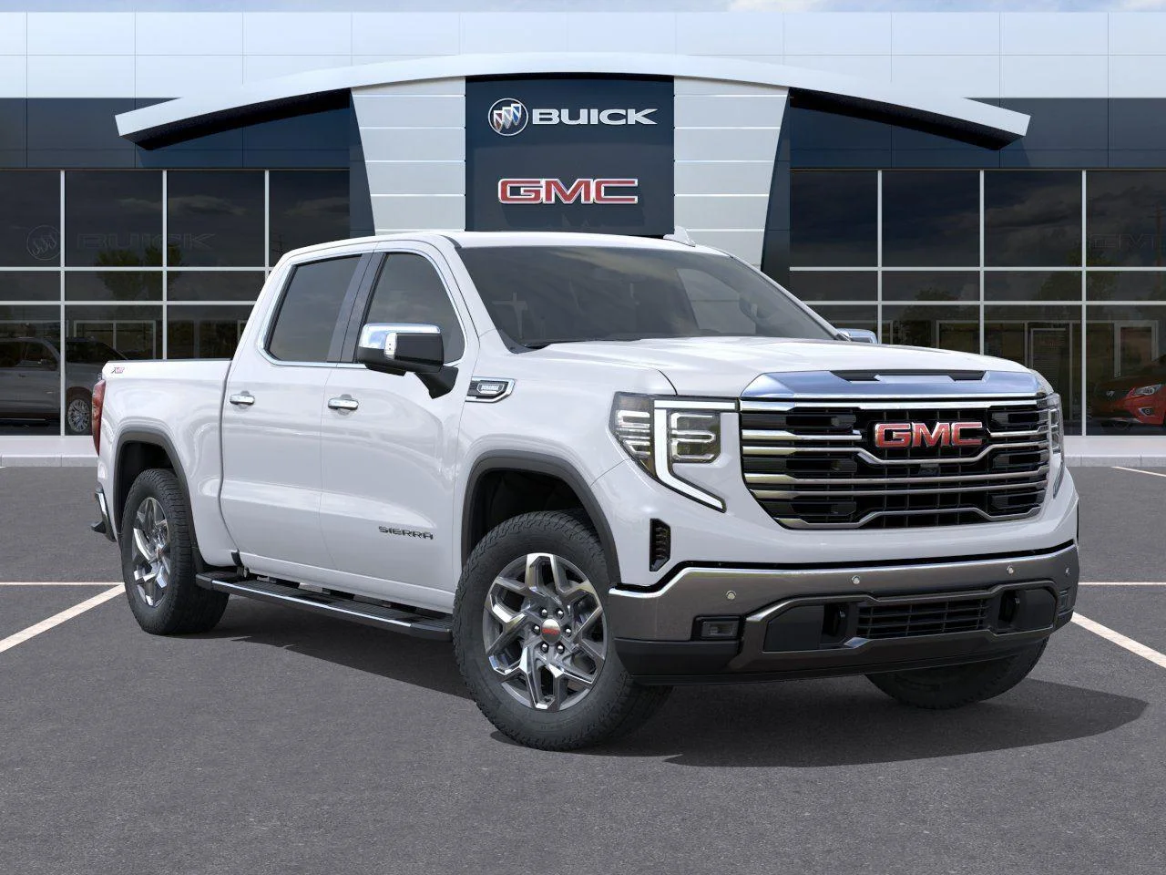 New 2026 Summit White GMC SLT image 7