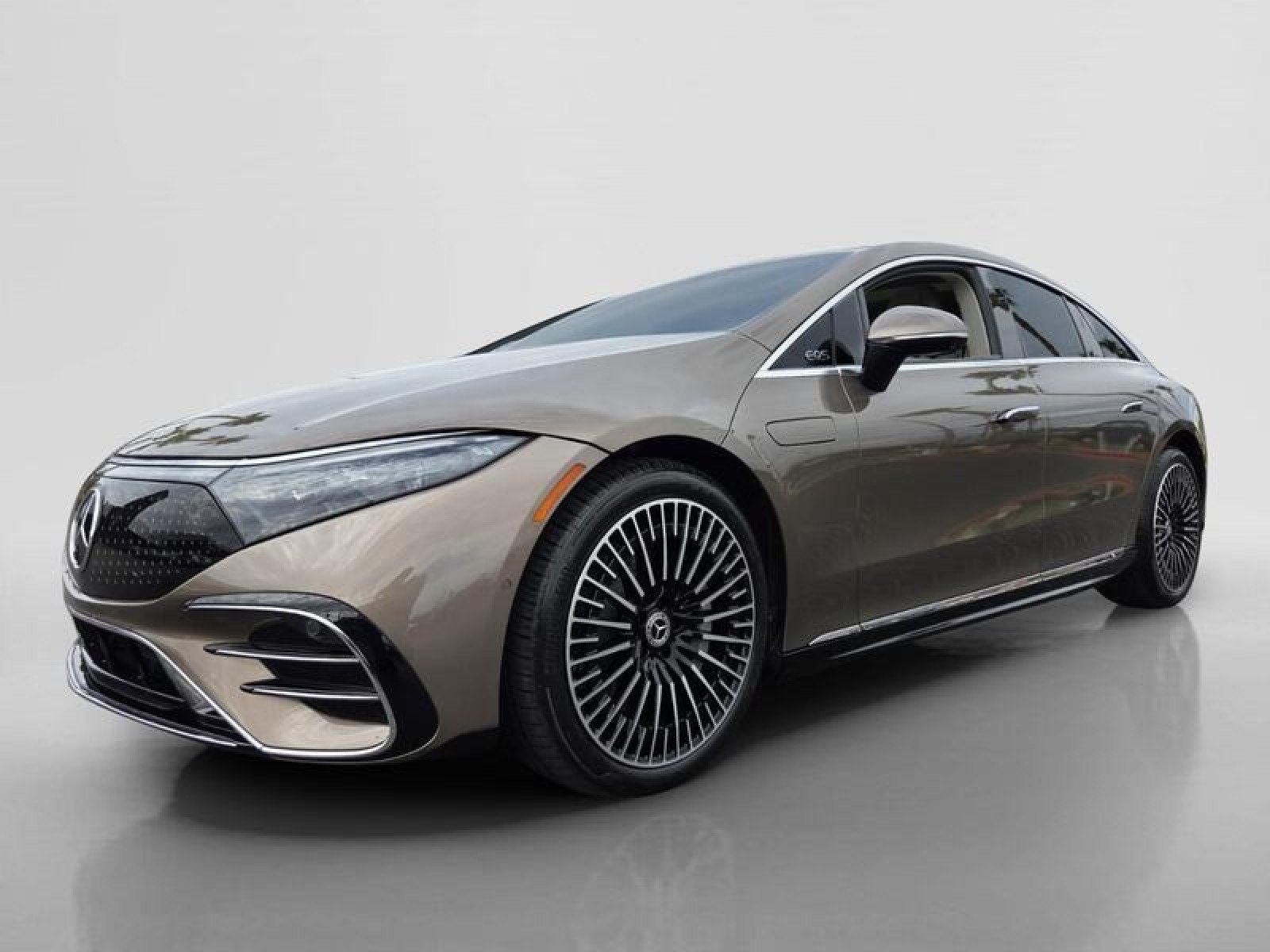 Certified Used 2024 Sonoran Brown Metallic Mercedes-Benz EQS 450 image 8