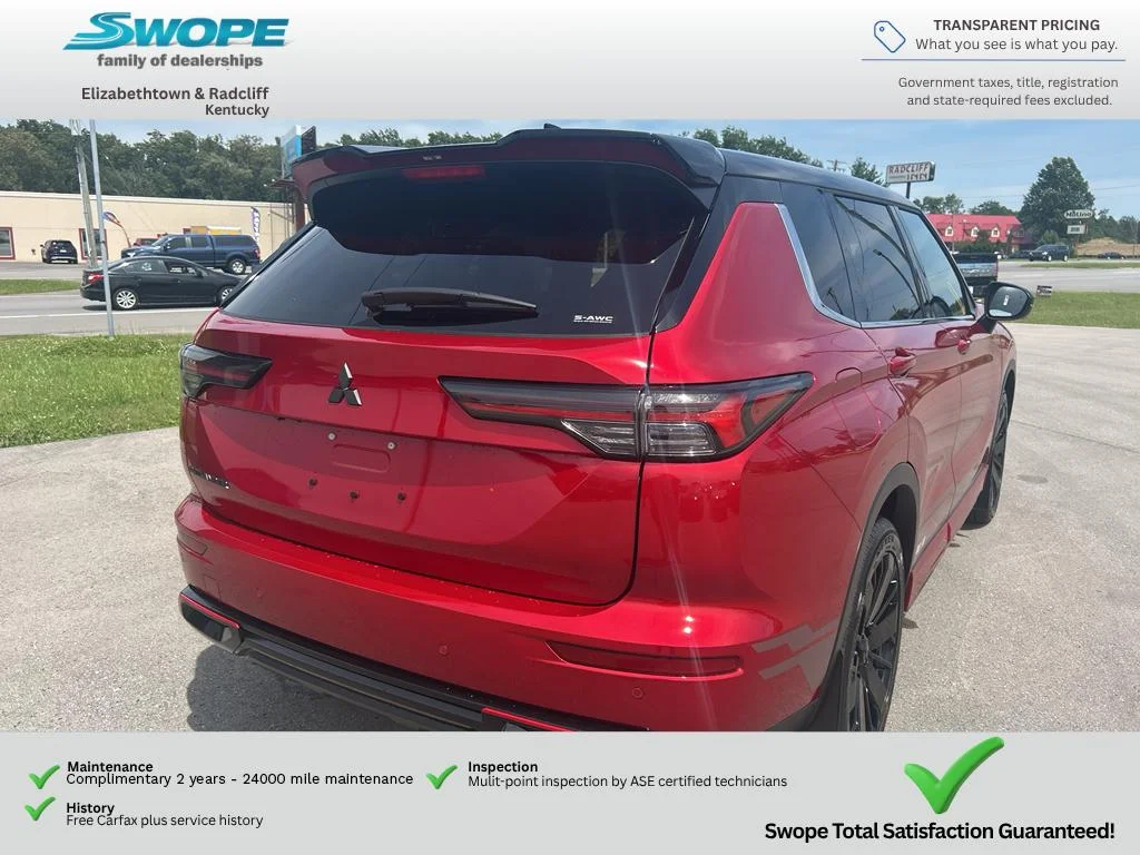 New 2026 Red Diamond/Black Roof Mitsubishi Ralliart image 6