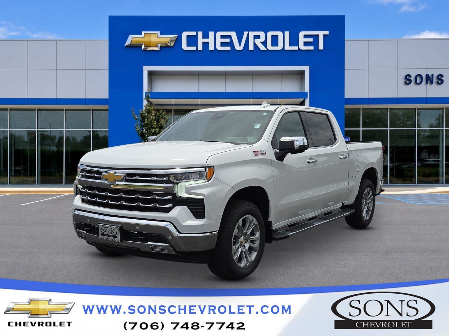 New 2026 Summit White Chevrolet LTZ image 1