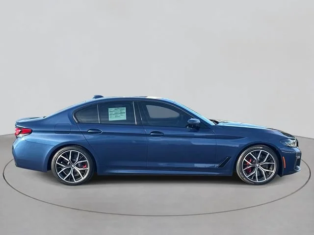 Used 2021 Dark Blue BMW M550i xDrive image 4