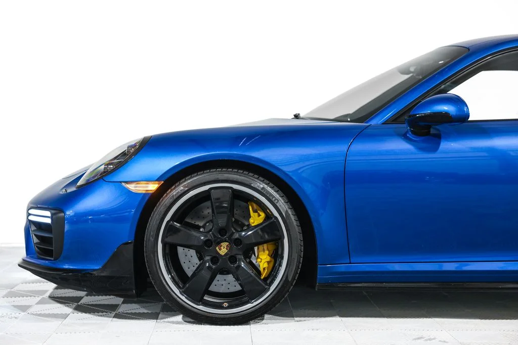 Used 2018 Blue Porsche Turbo S image 13