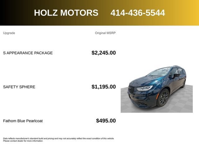 Used 2024 Blue Chrysler Touring L image 5