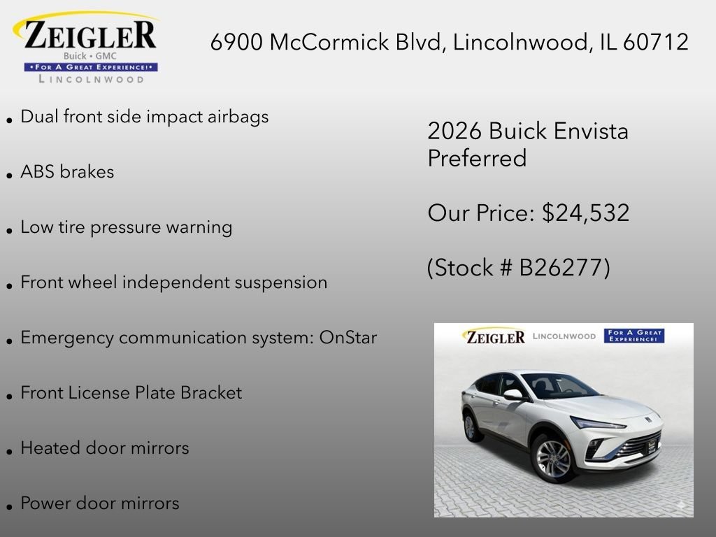 New 2026 Summit White Buick Preferred image 24