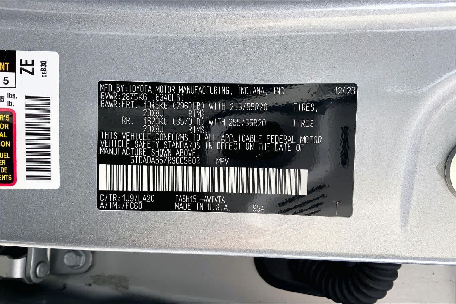 Used 2024 Celestial Silver Metallic Toyota Hybrid MAX Limited image 36