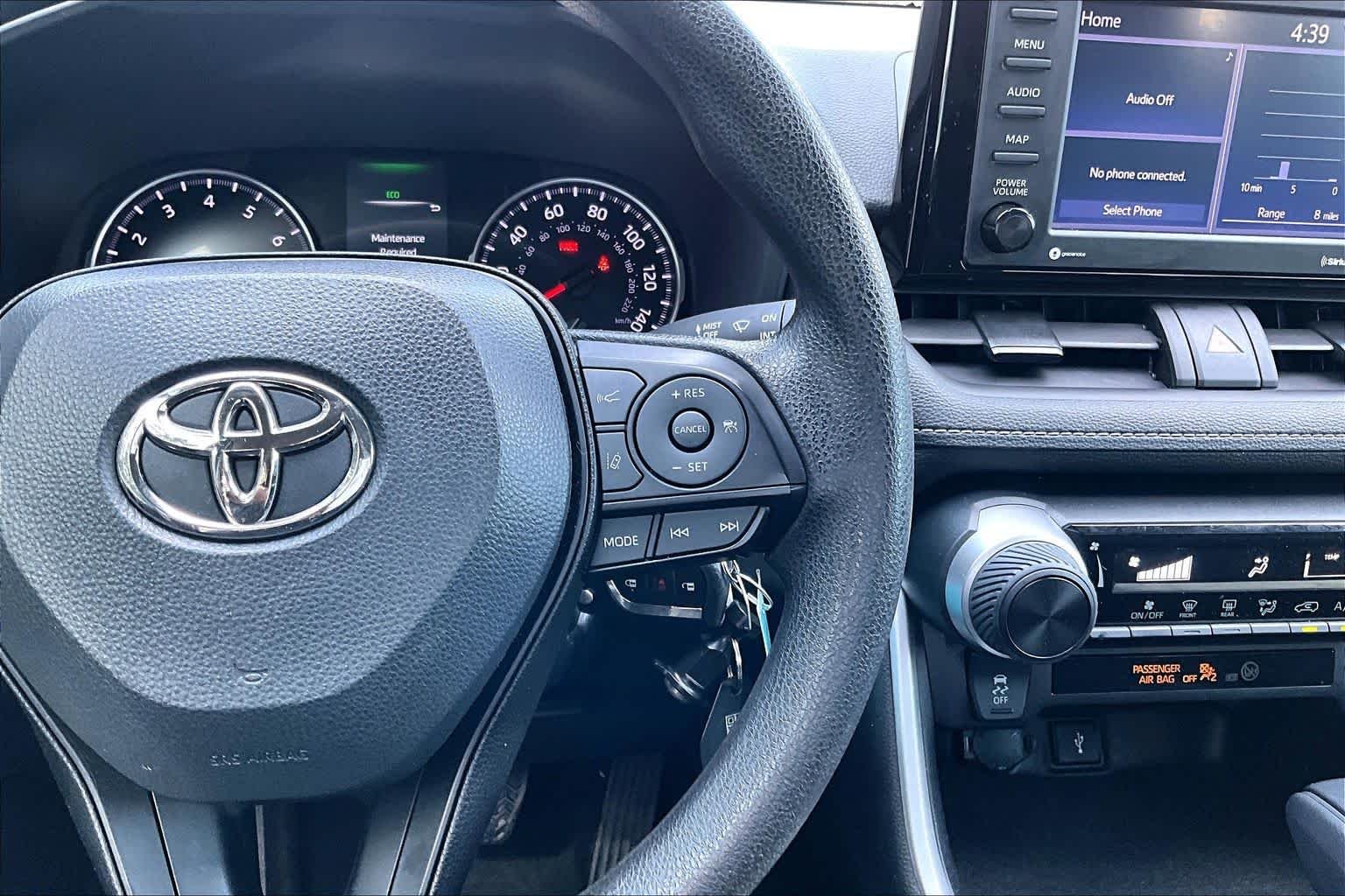 Used 2022 Midnight Black Metallic Toyota LE image 25