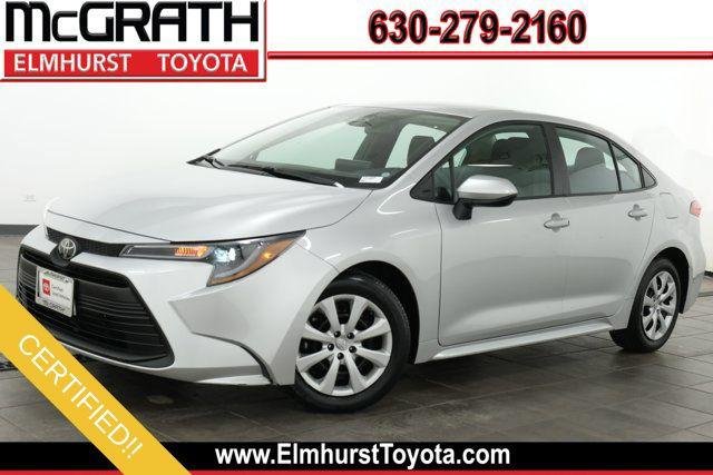 Classic Silver Metallic 2025 Toyota Corolla Sedan Front-Wheel Drive 10-Speed CVT
