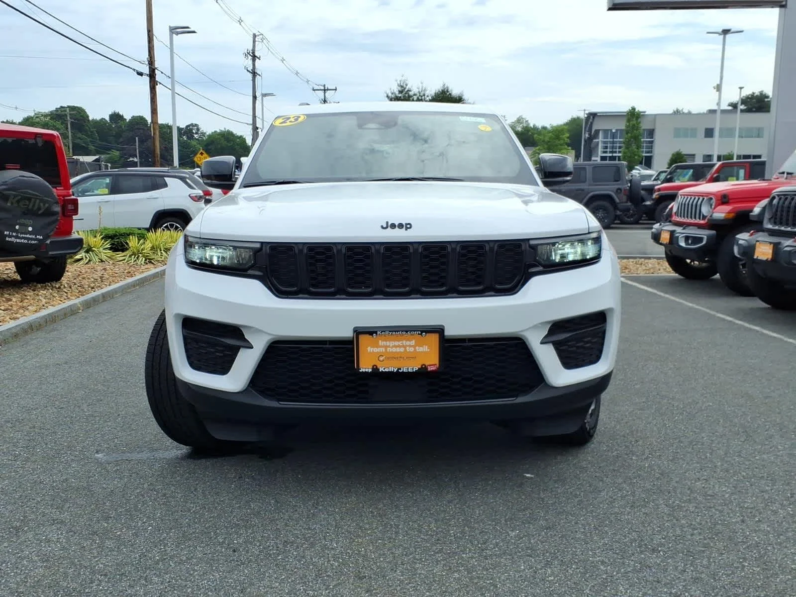 Certified Used 2023 Bright White Clearcoat Jeep Altitude image 3