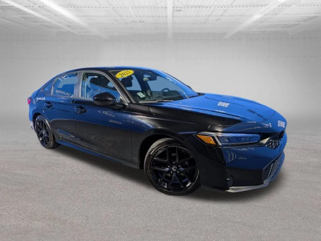 Certified Used 2025 Black Honda Sport image 3