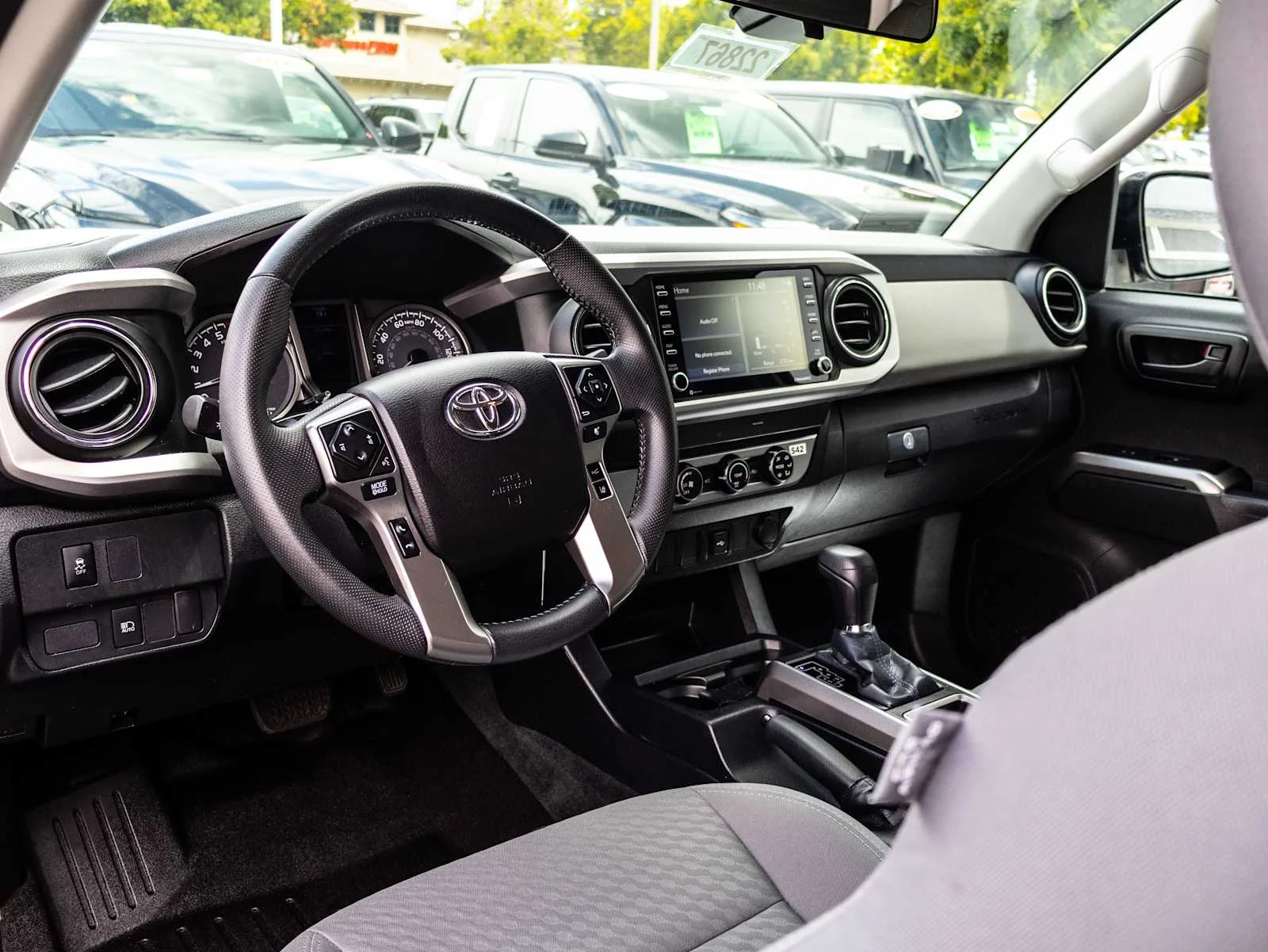 Certified Used 2021 Super White Toyota SR5 image 29