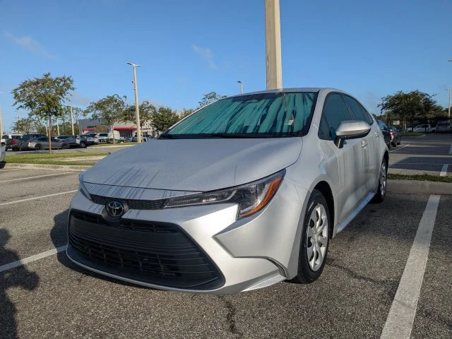 Certified Used 2024 Silver Toyota LE image 2