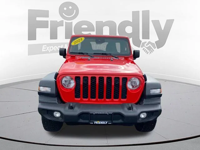 Used 2024 Red Jeep Sport S image 2